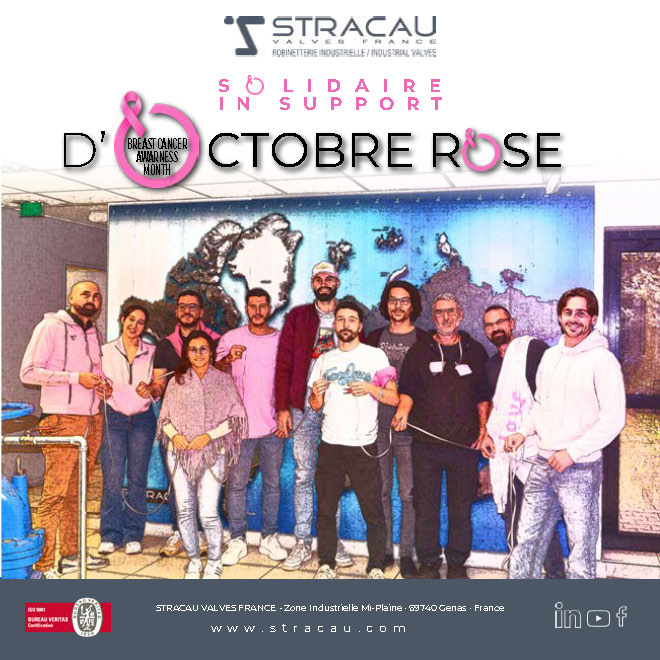 Octobre Rose chez STRACAU VALVES France !
