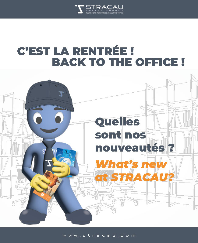 Septembre, le mois des nouveautés chez STRACAU VALVES France !