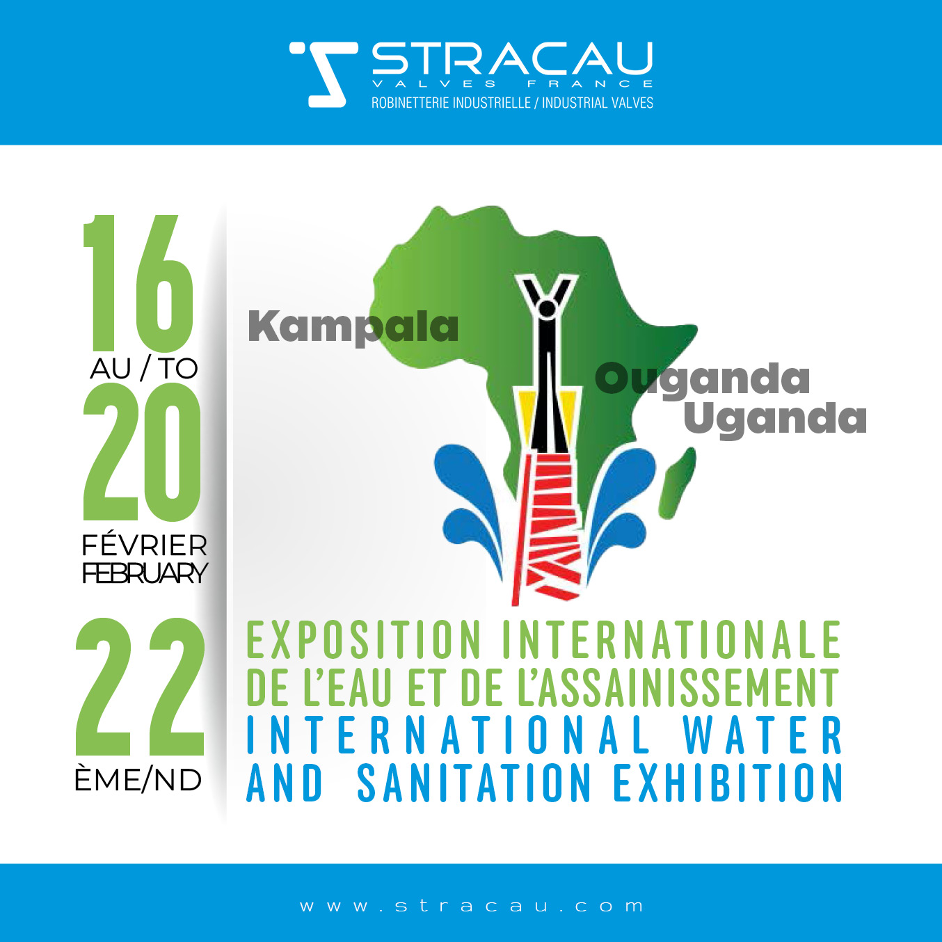 STRACAU VALVES France à Kampala !
